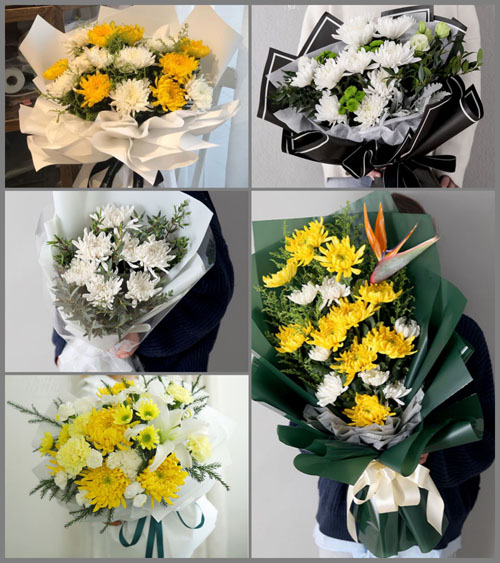湖南株洲攸县白事花束代送